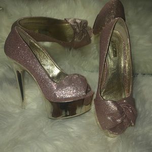 Glitter Pink Stilettos